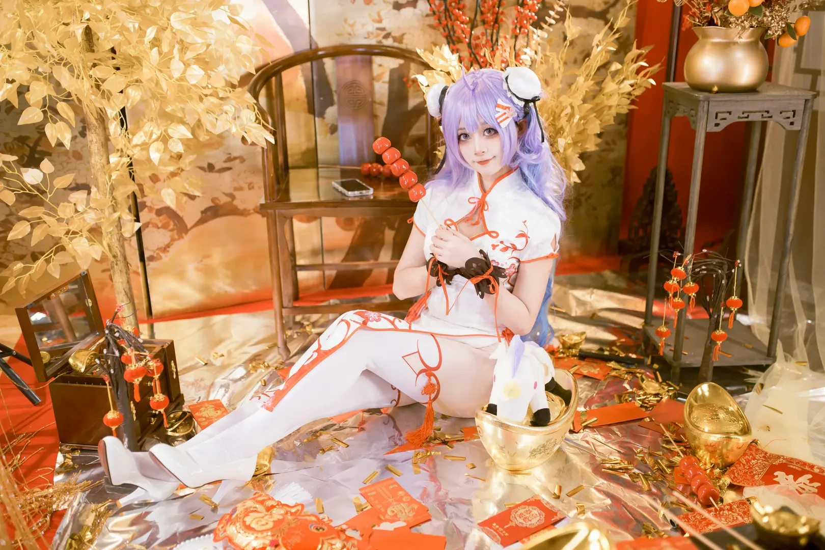 アズールレーン, 中国美学, ユニコーン コスプレ, 春節コスプレ, キャラクターポートレート - 2枚目