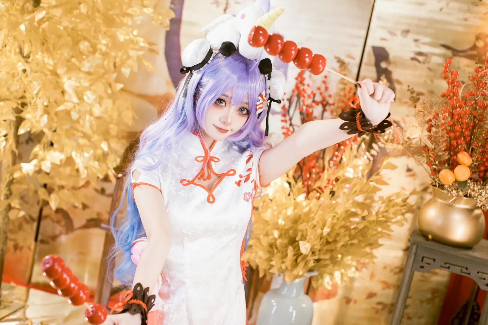 アズールレーン, 中国美学, ユニコーン コスプレ, 春節コスプレ, キャラクターポートレート - 3枚目