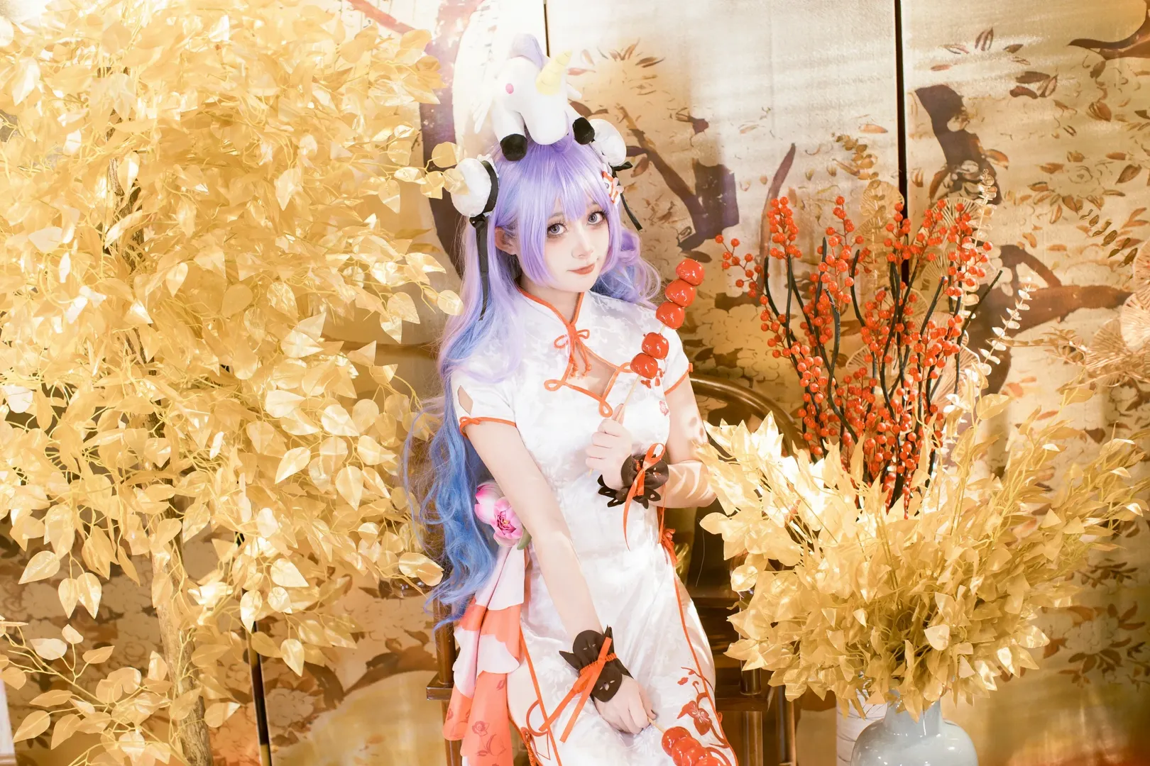 アズールレーン, 中国美学, ユニコーン コスプレ, 春節コスプレ, キャラクターポートレート - 4枚目