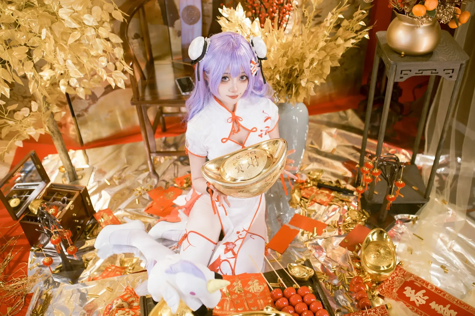 アズールレーン, 中国美学, ユニコーン コスプレ, 春節コスプレ, キャラクターポートレート - 6枚目
