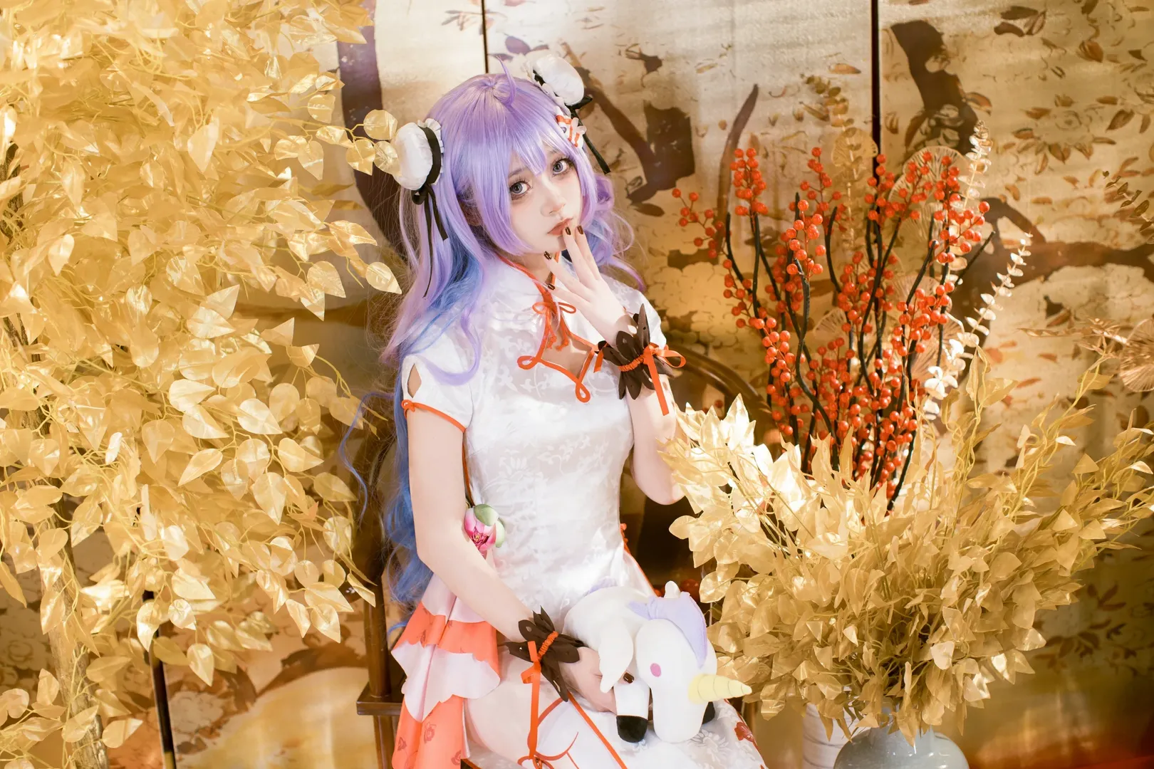 アズールレーン, 中国美学, ユニコーン コスプレ, 春節コスプレ, キャラクターポートレート - 9枚目