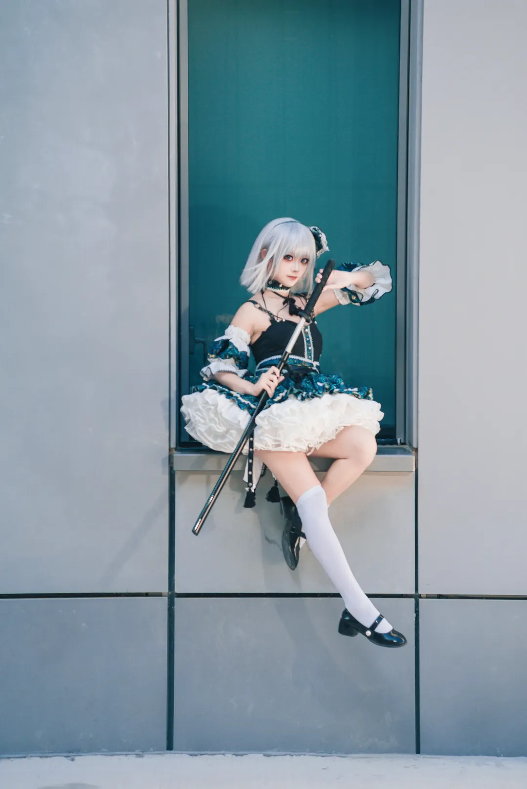 东方project, 魂魄妖梦cos, 漫展摄影, 金海豚D1, 互勉摄影 - 第2张