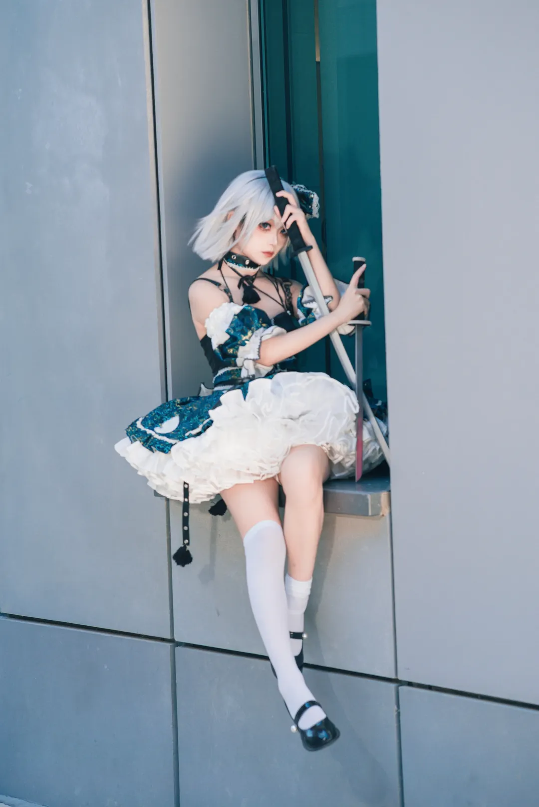 东方project, 魂魄妖梦cos, 漫展摄影, 金海豚D1, 互勉摄影 - 第4张