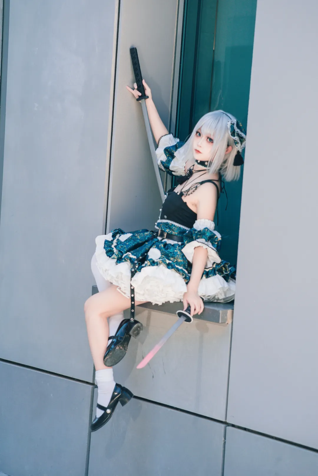 东方project, 魂魄妖梦cos, 漫展摄影, 金海豚D1, 互勉摄影 - 第5张