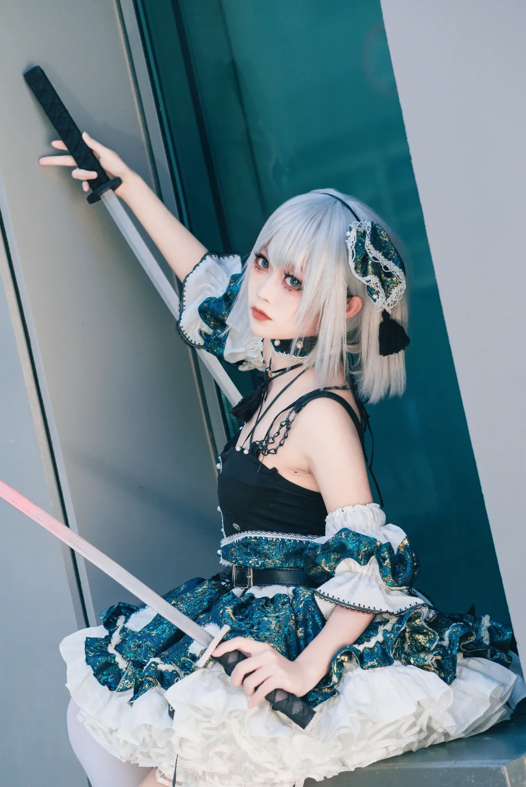 东方project, 魂魄妖梦cos, 漫展摄影, 金海豚D1, 互勉摄影 - 第6张