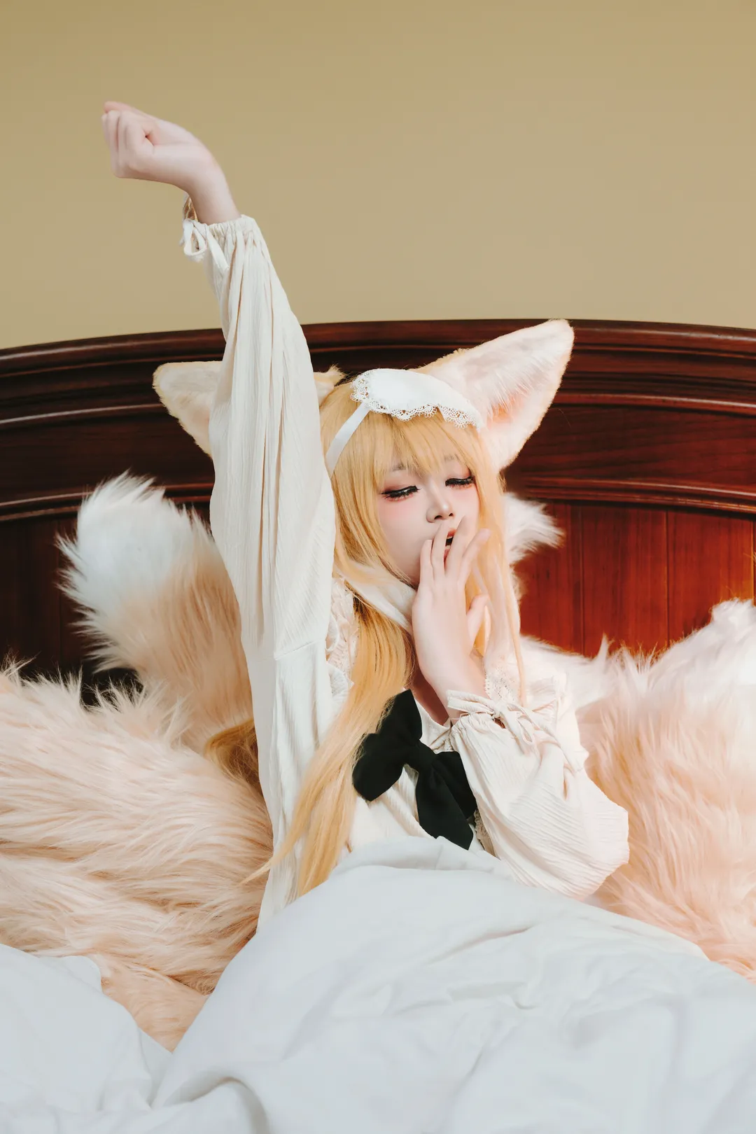 アークナイツ, 九尾の狐, スズランとヴァルピスフォリアのコスプレ, 獣耳日常, ペアコスプレ - 4枚目