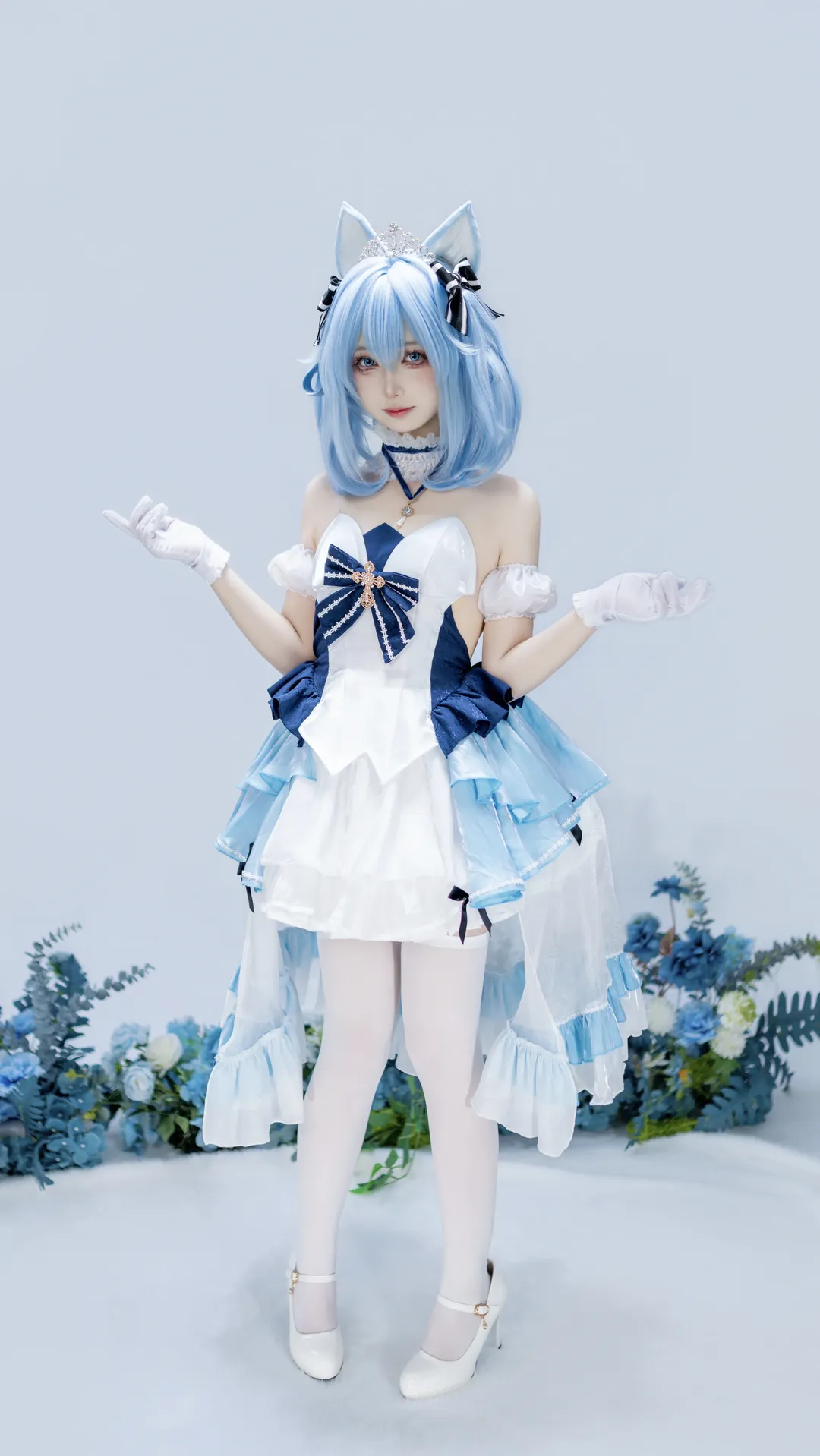 Cosplay, 碧蓝航线, 凉波cos, 重樱, 蓝色小蛋糕 - 第2张