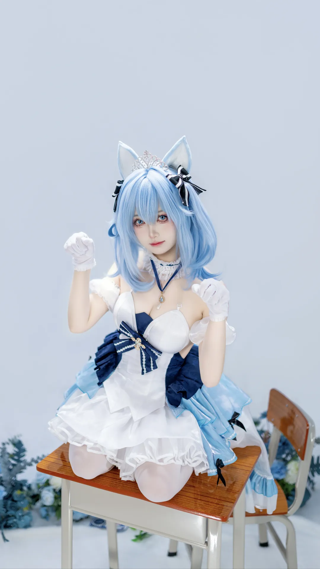 Cosplay, 碧蓝航线, 凉波cos, 重樱, 蓝色小蛋糕 - 第3张