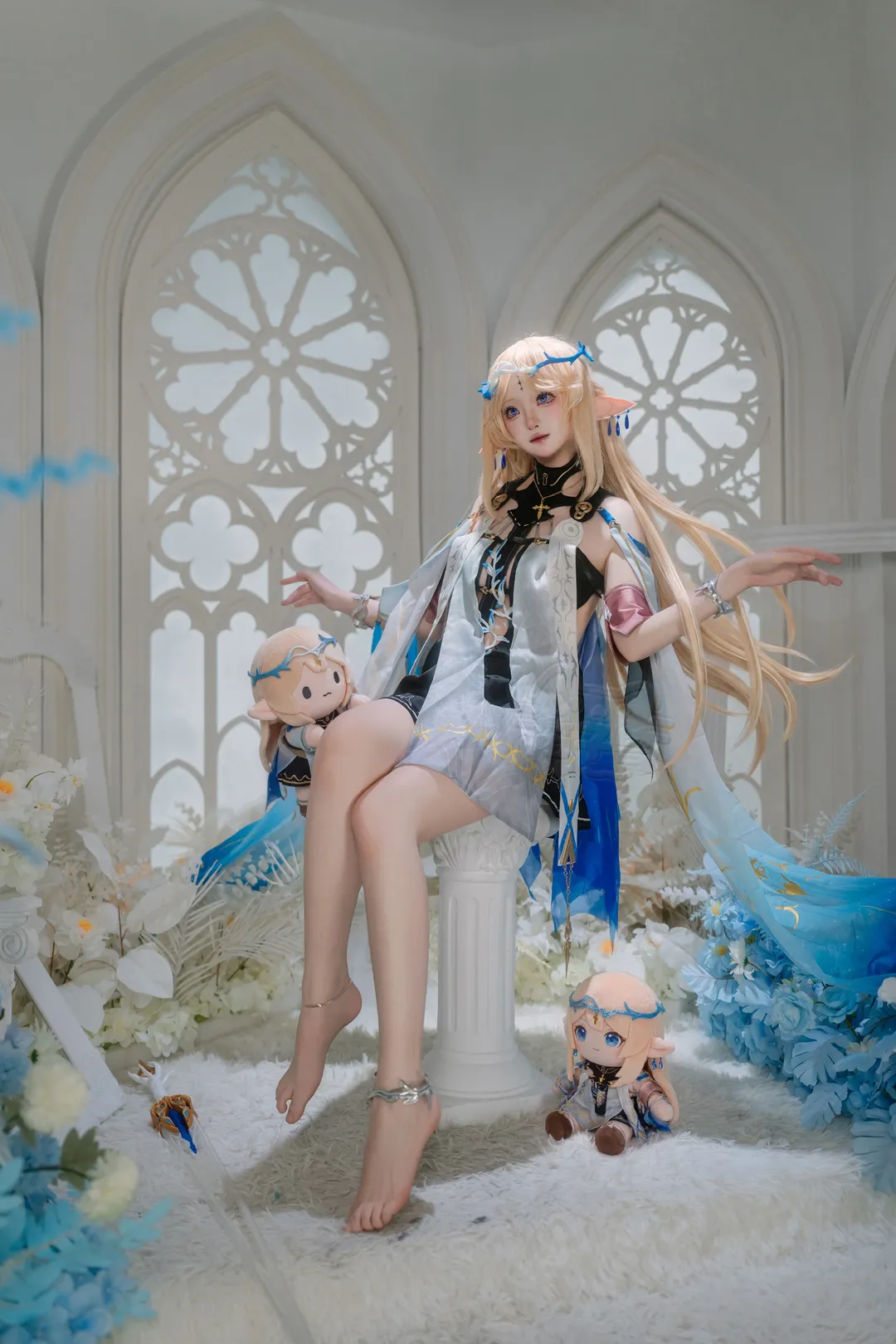 鸣潮, 写真, cosplay, 卡提希娅cos, 圣女 - 第1张