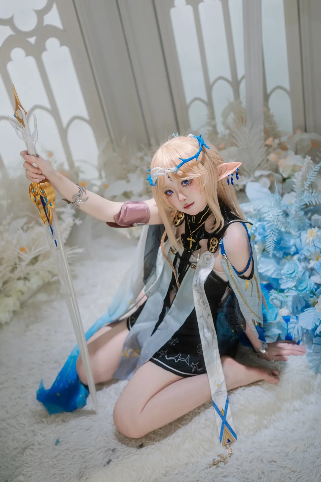 鳴潮, 二次元撮影, カルテジア コスプレ, コスプレ写真, エルフ コスプレ - 1枚目