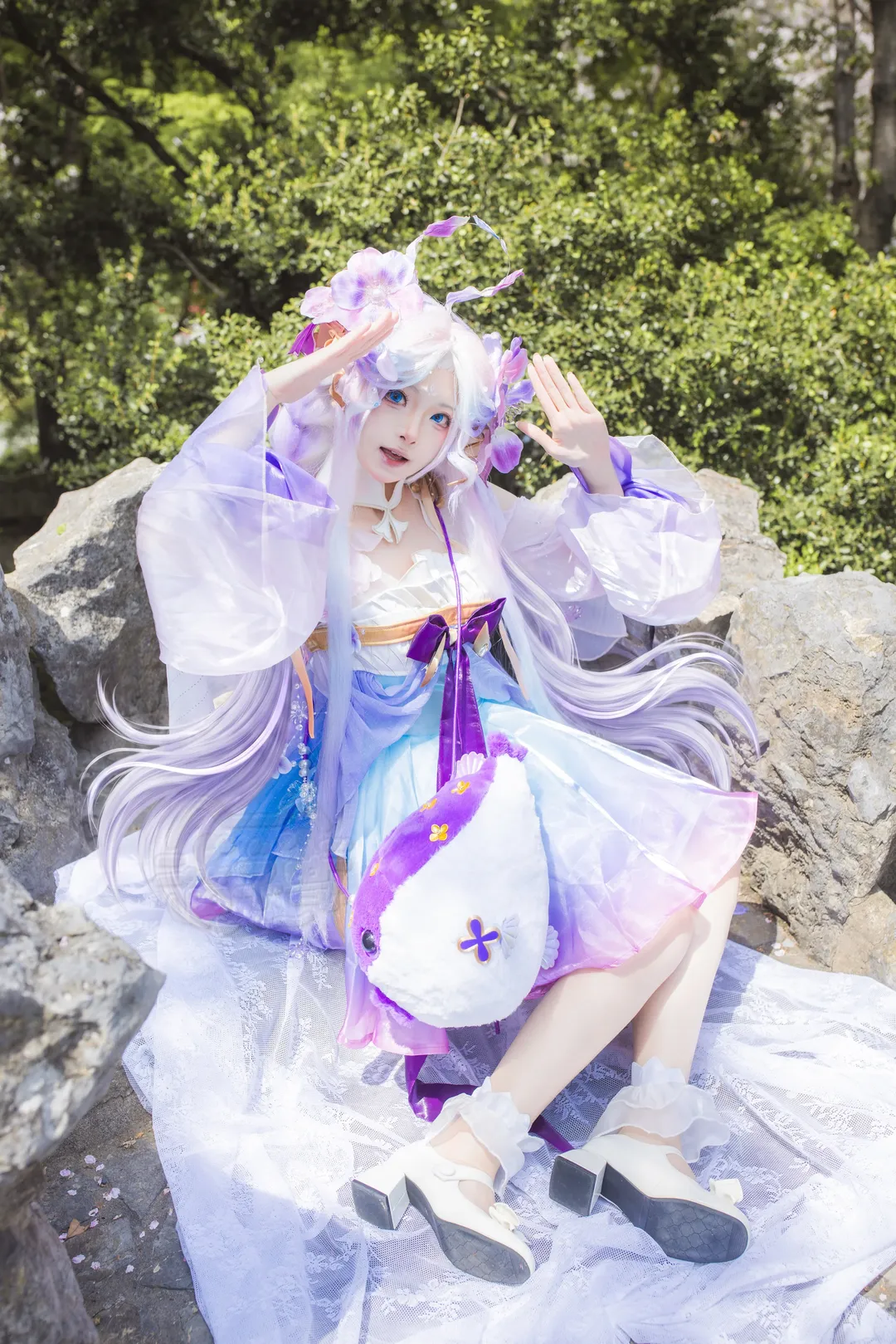 王者荣耀, 户外cosplay, 朵莉亚cos, 王者荣耀cos, 朵莉亚幻珠鲛人 - 第1张