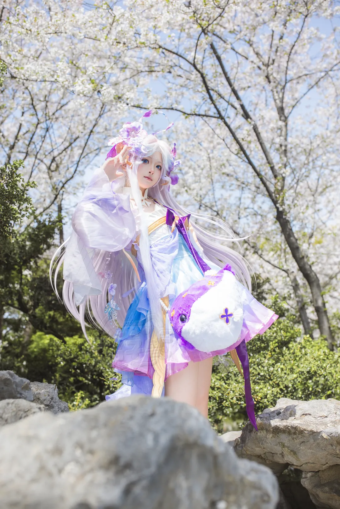 王者荣耀, 户外cosplay, 朵莉亚cos, 王者荣耀cos, 朵莉亚幻珠鲛人 - 第8张