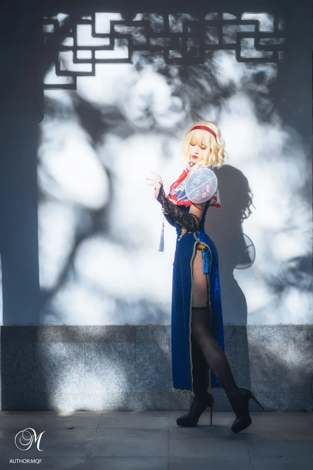 二次元撮影, アリス コスプレ, 東方Project, チャイナドレス, 深圳 写真撮影 - 1枚目