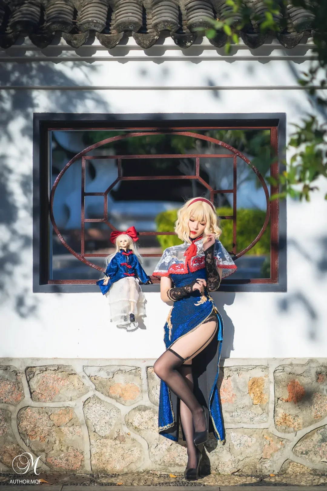 二次元撮影, アリス コスプレ, 東方Project, チャイナドレス, 深圳 写真撮影 - 2枚目