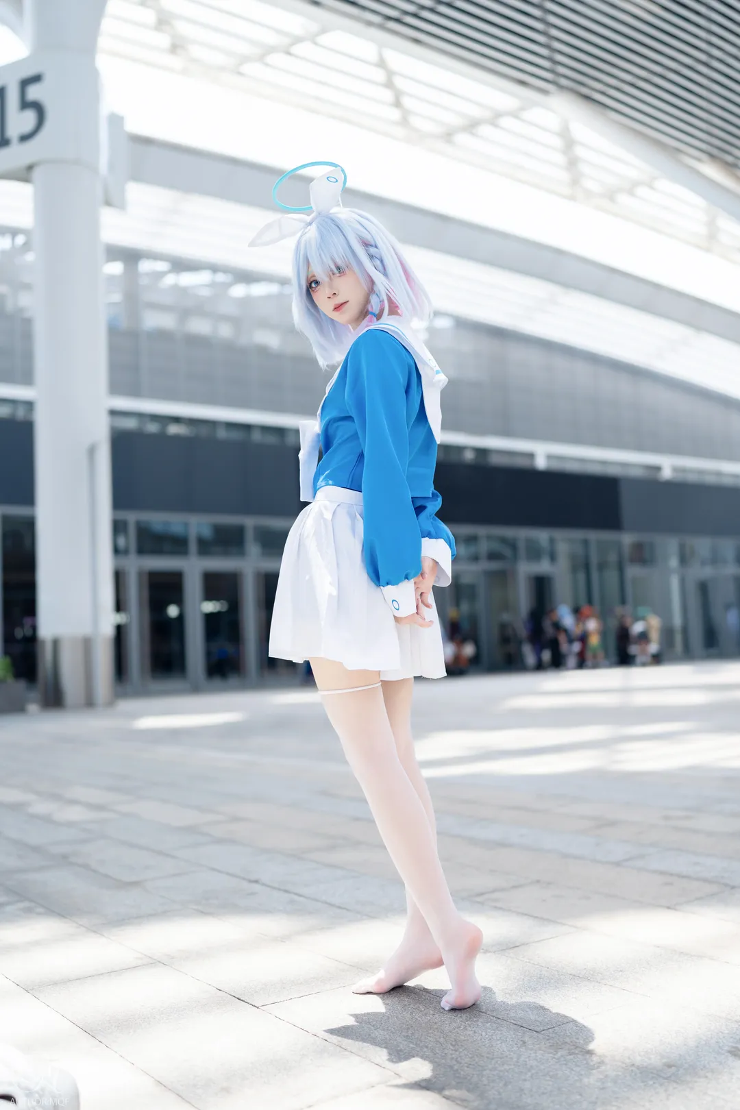 コスプレ, ブルーアーカイブ, イベント写真, アロナ コスプレ, 日本風写真