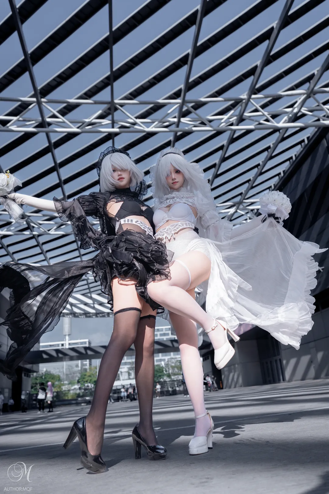 漫展返图, 尼尔机械纪元, 花嫁cos, 索尼直出, 2bcos - 第1张