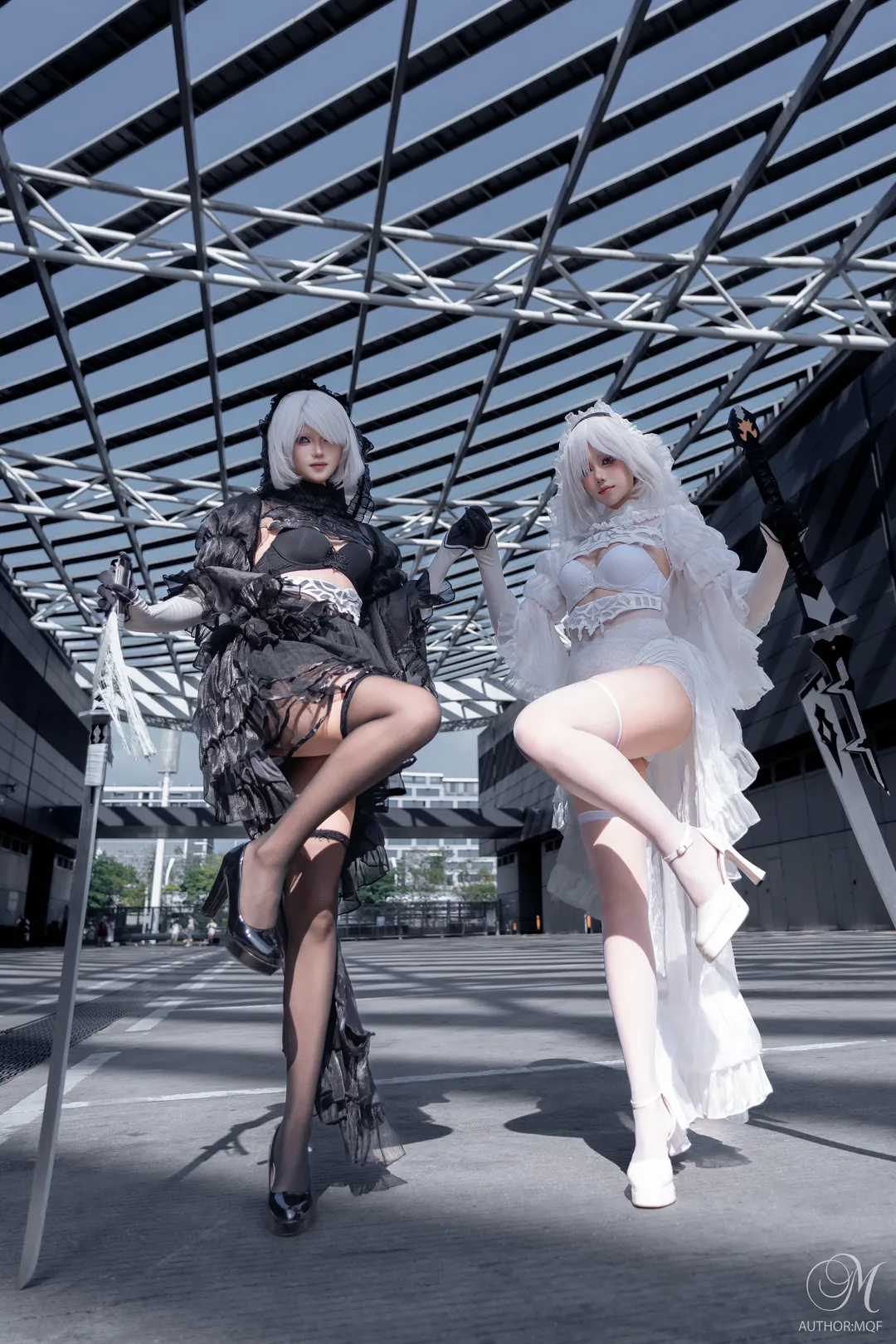 漫展返图, 尼尔机械纪元, 花嫁cos, 索尼直出, 2bcos