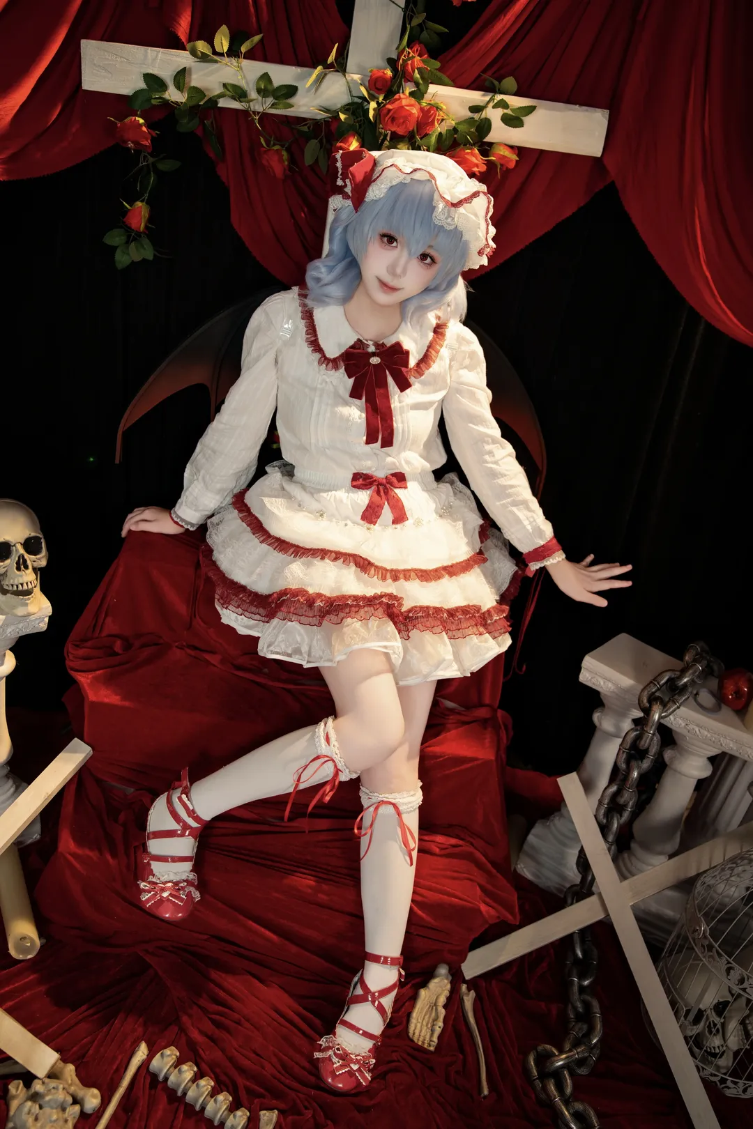 東方Project, レミリアコスプレ, ゴシック風, 二次元コスプレ, スタジオ撮影