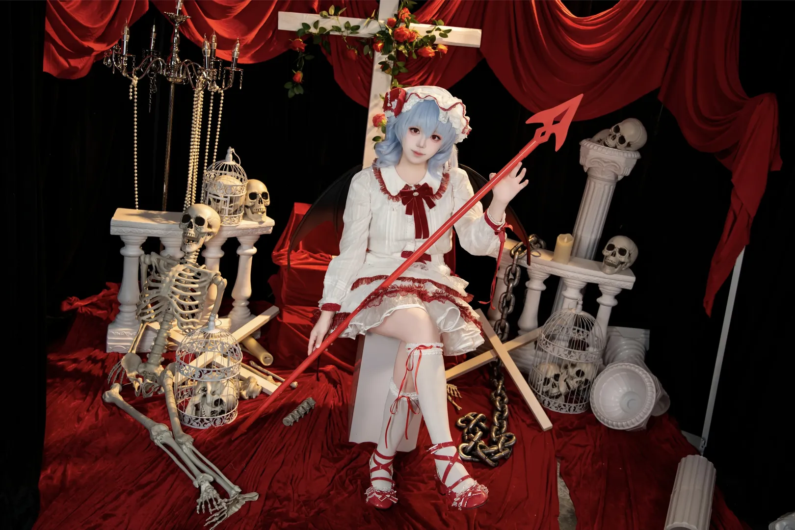 東方Project, レミリアコスプレ, ゴシック風, コスプレ撮影, 東方香霖堂の二次創作設定