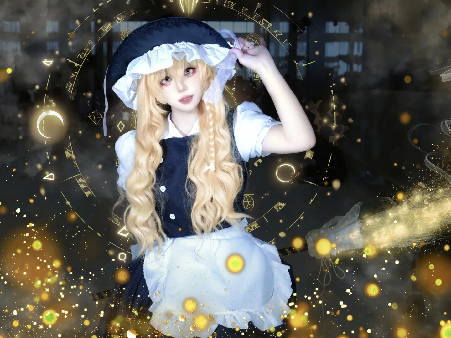 二次元, cosplay, 东方Project, 漫展, 雾雨魔理沙cos - 第4张