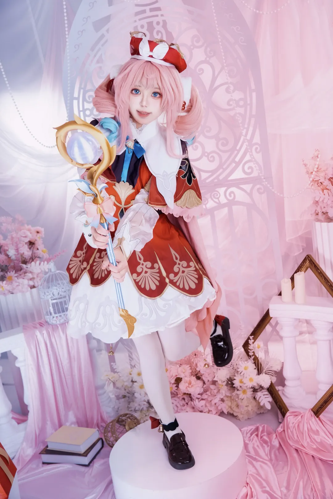 二次元摄影, 崩坏星穹铁道, 风堇cos, cosplay正片, 圣诞主题 - 第4张