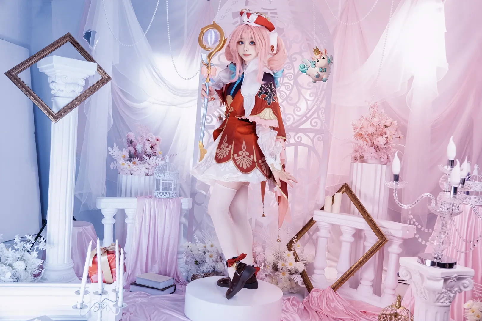 二次元摄影, 崩坏星穹铁道, 风堇cos, cosplay正片, 圣诞主题 - 第8张