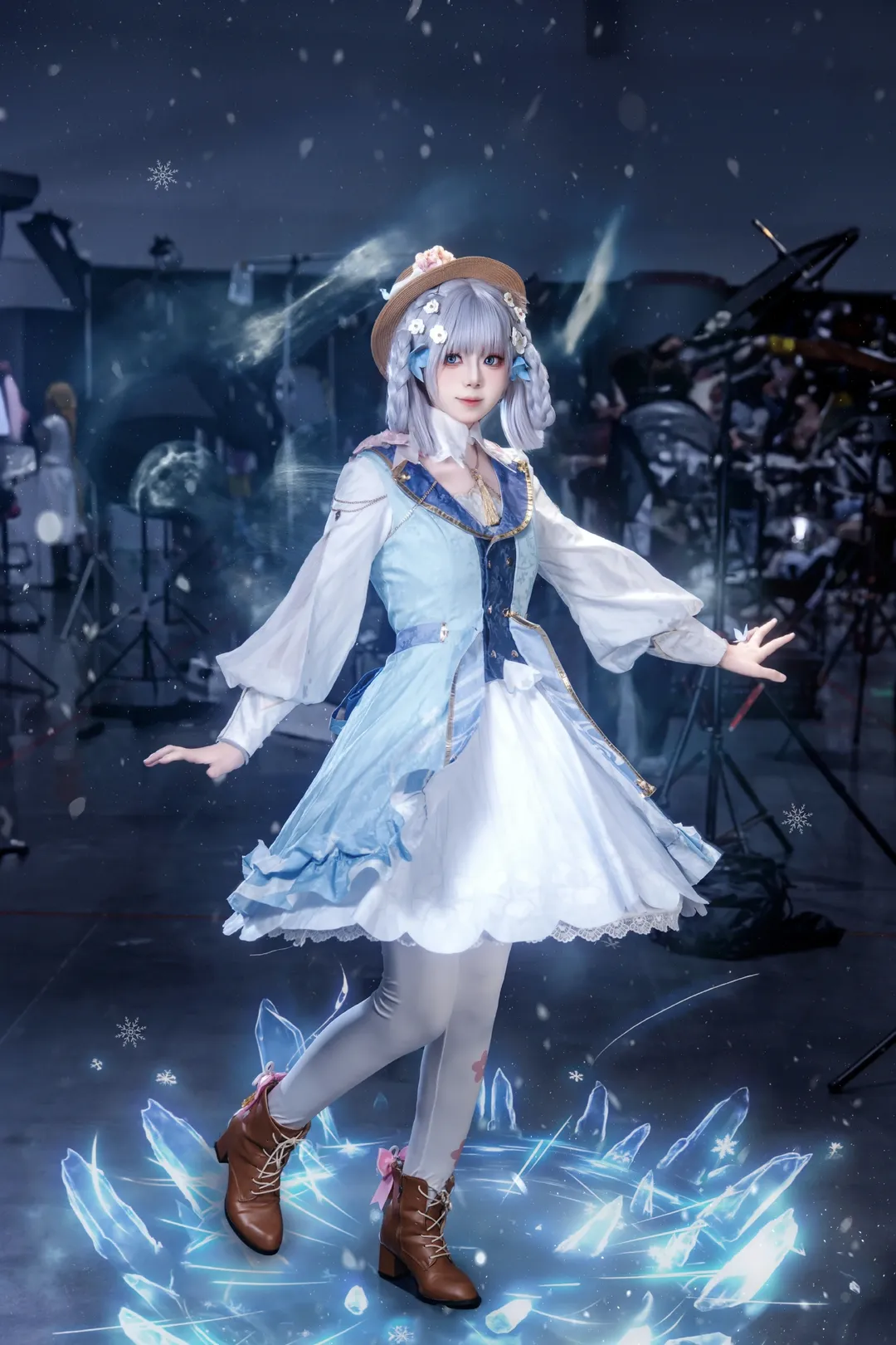 原神, cosplay, 场照, 漫展, 神里绫华cos - 第3张