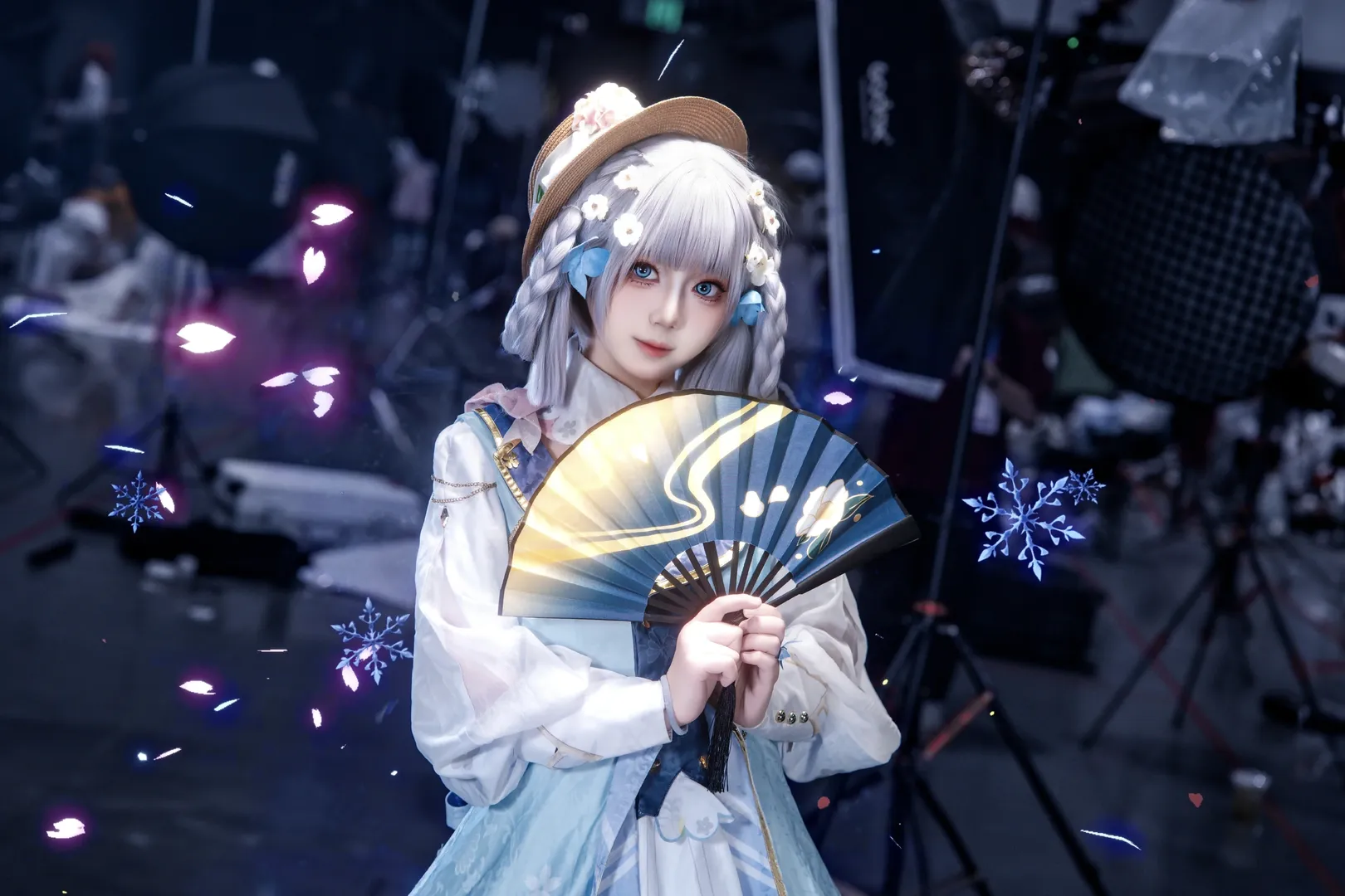 二次元, 原神, 神里绫华cos, cosplay场照, 厦门ANE - 第1张