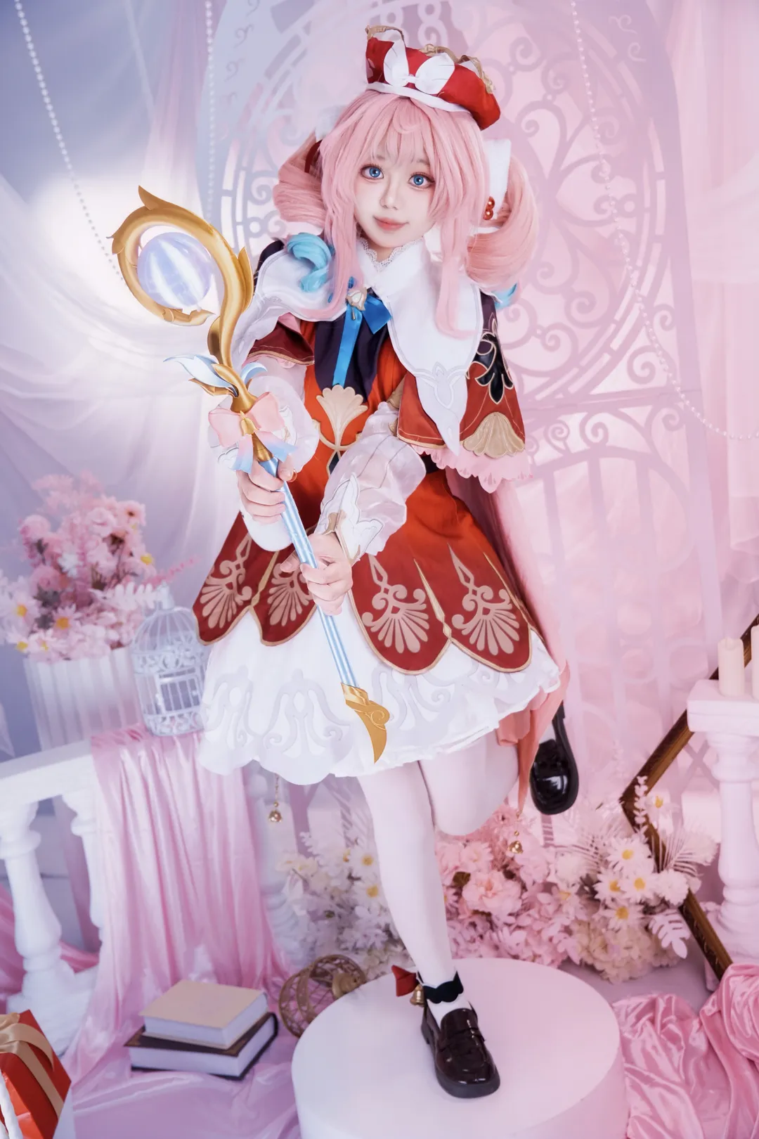 ロールプレイ, 崩壊：スターレイル, ヒアシンシア コスプレ, アニメ風写真セット, クリスマス コスプレ - 3枚目