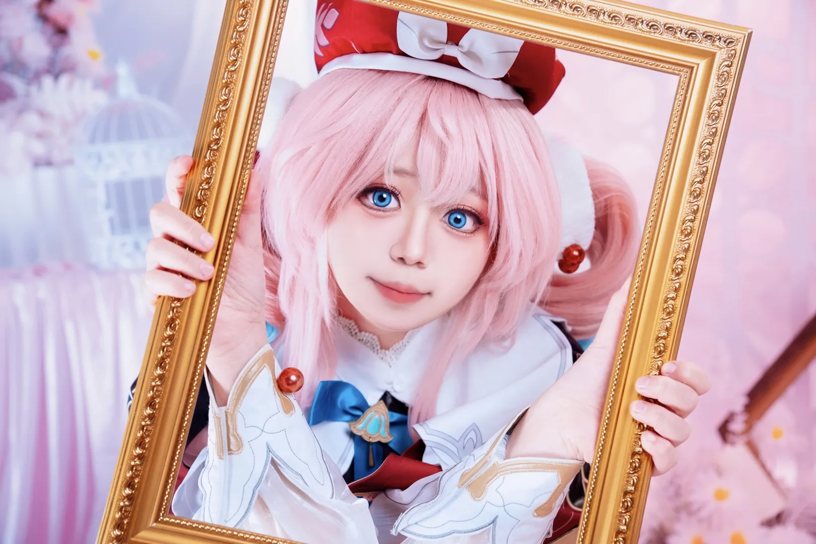 ロールプレイ, 崩壊：スターレイル, ヒアシンシア コスプレ, アニメ風写真セット, クリスマス コスプレ - 9枚目