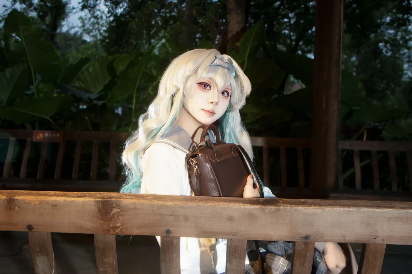 流萤cos, 星穹铁道, cosplay摄影, 二次元穿搭, 外景正片 - 第10张