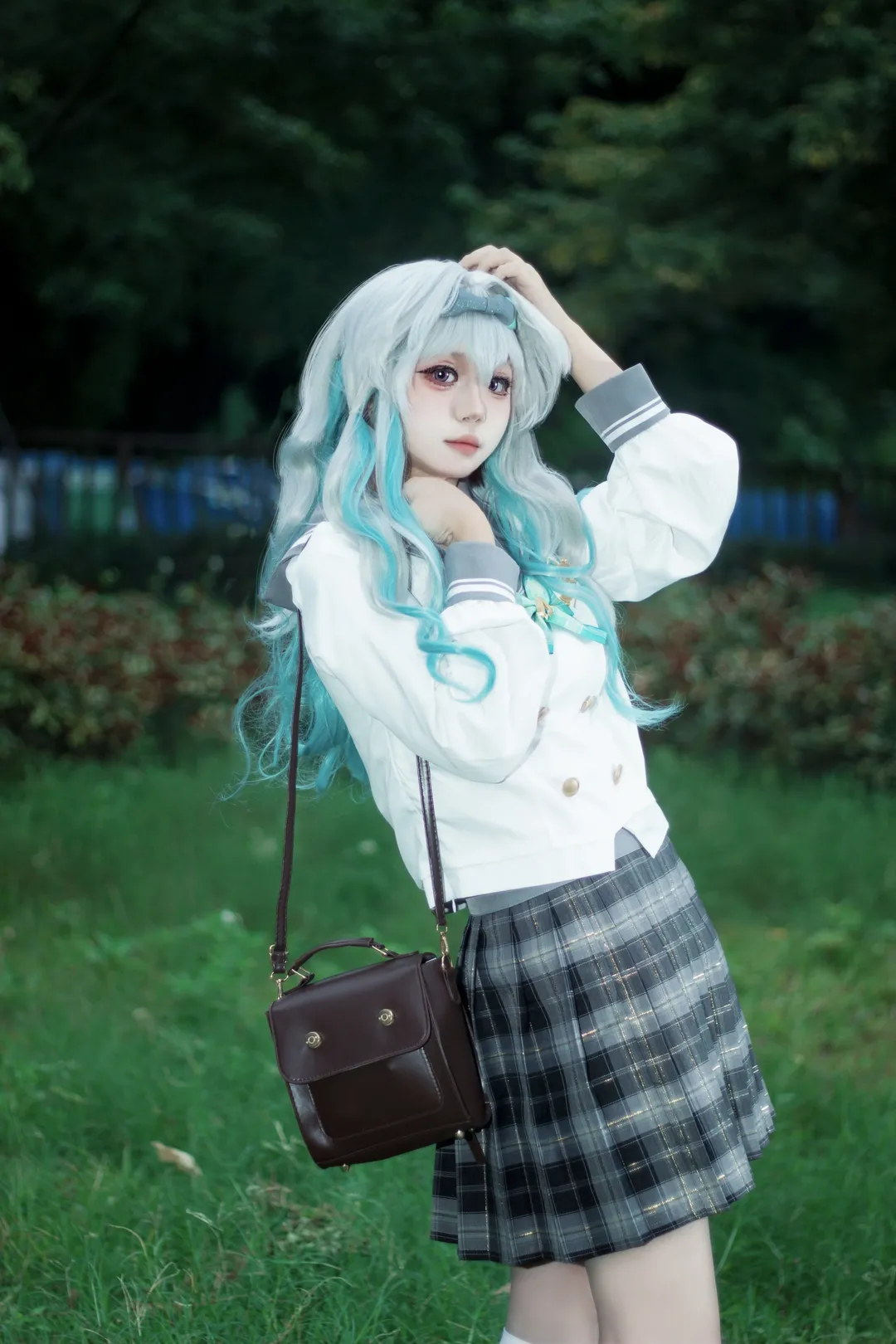 流萤cos, 星穹铁道, cosplay摄影, 二次元穿搭, 外景正片 - 第11张