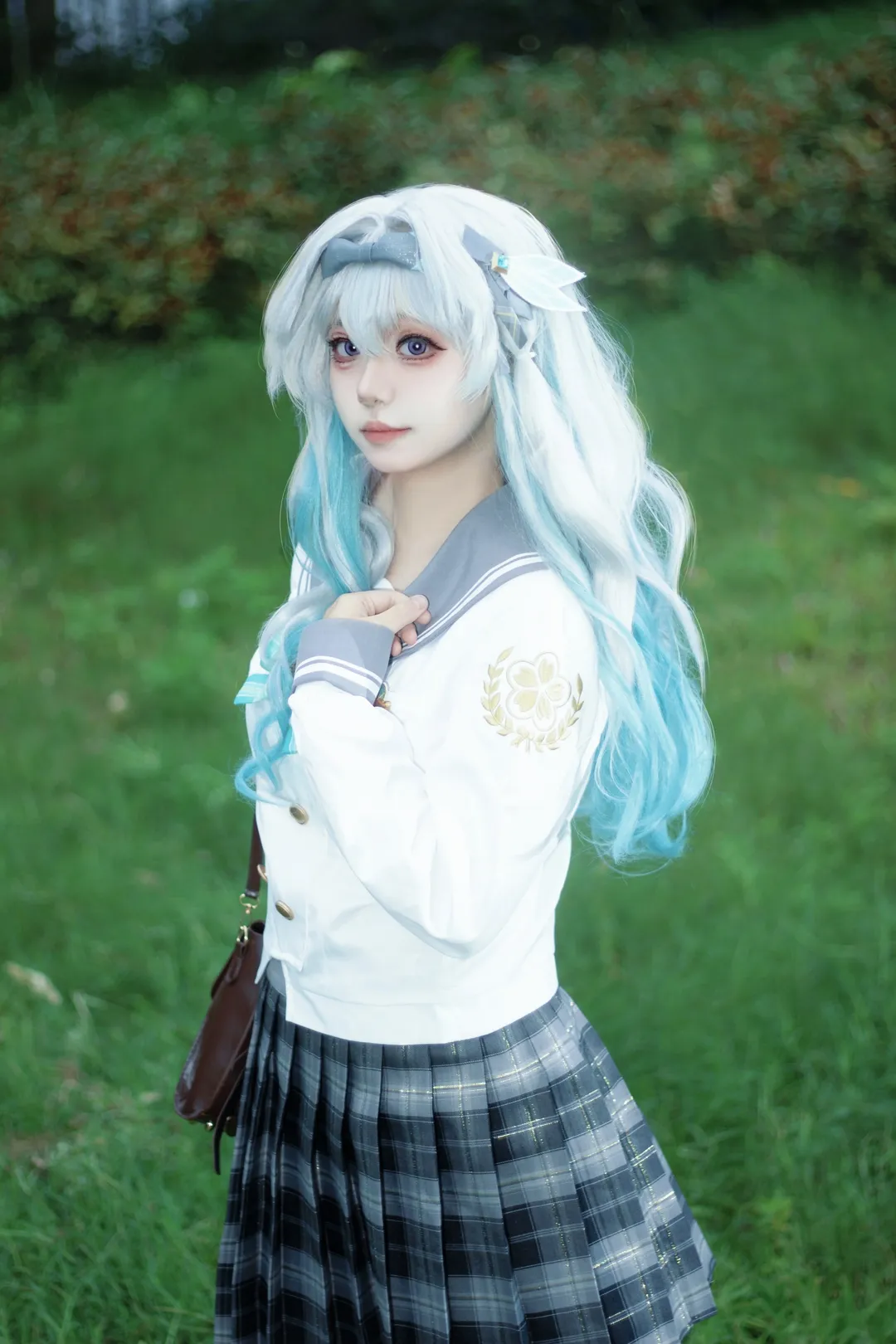 流萤cos, 星穹铁道, cosplay摄影, 二次元穿搭, 外景正片 - 第12张