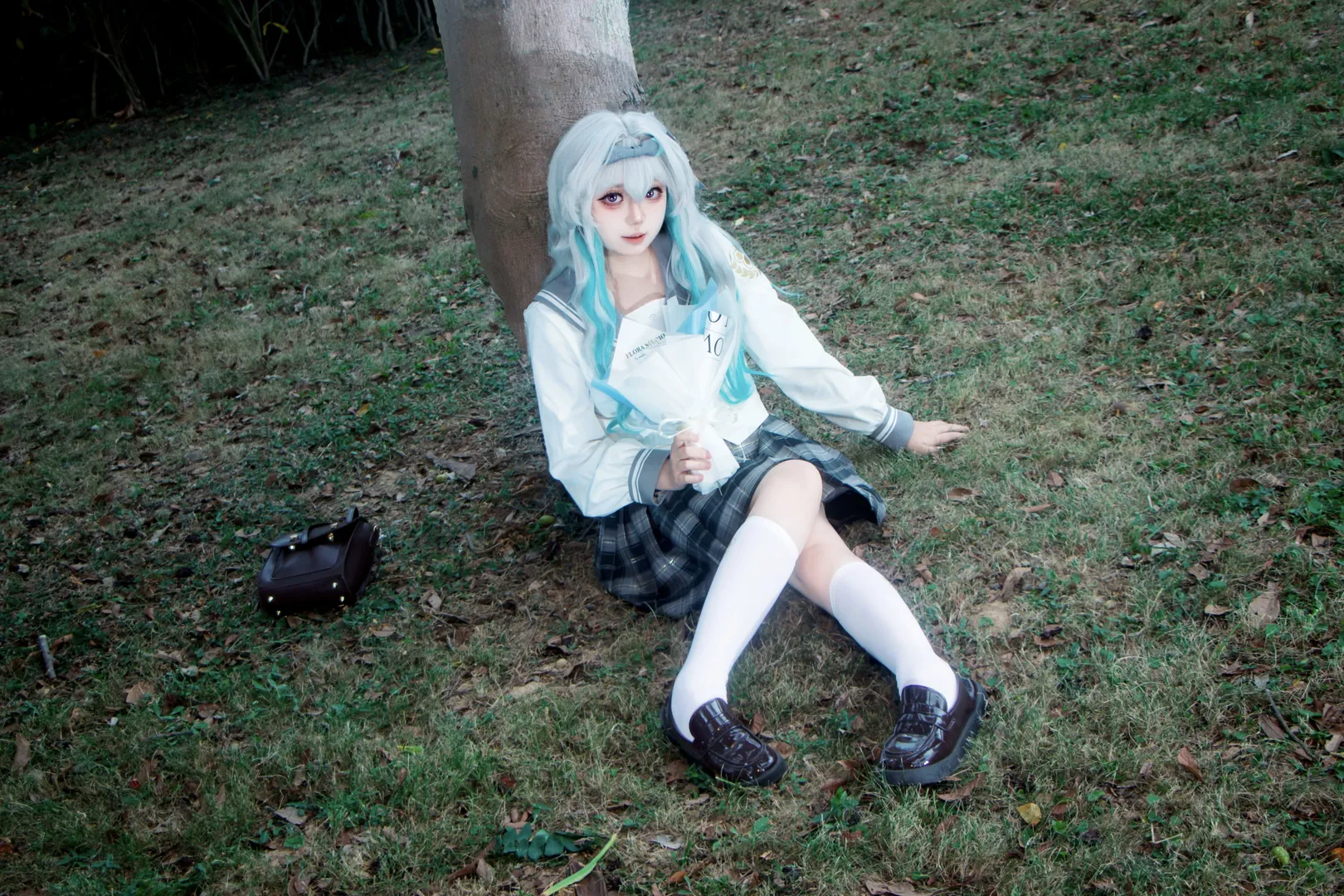 流萤cos, 星穹铁道, cosplay摄影, 二次元穿搭, 外景正片 - 第17张