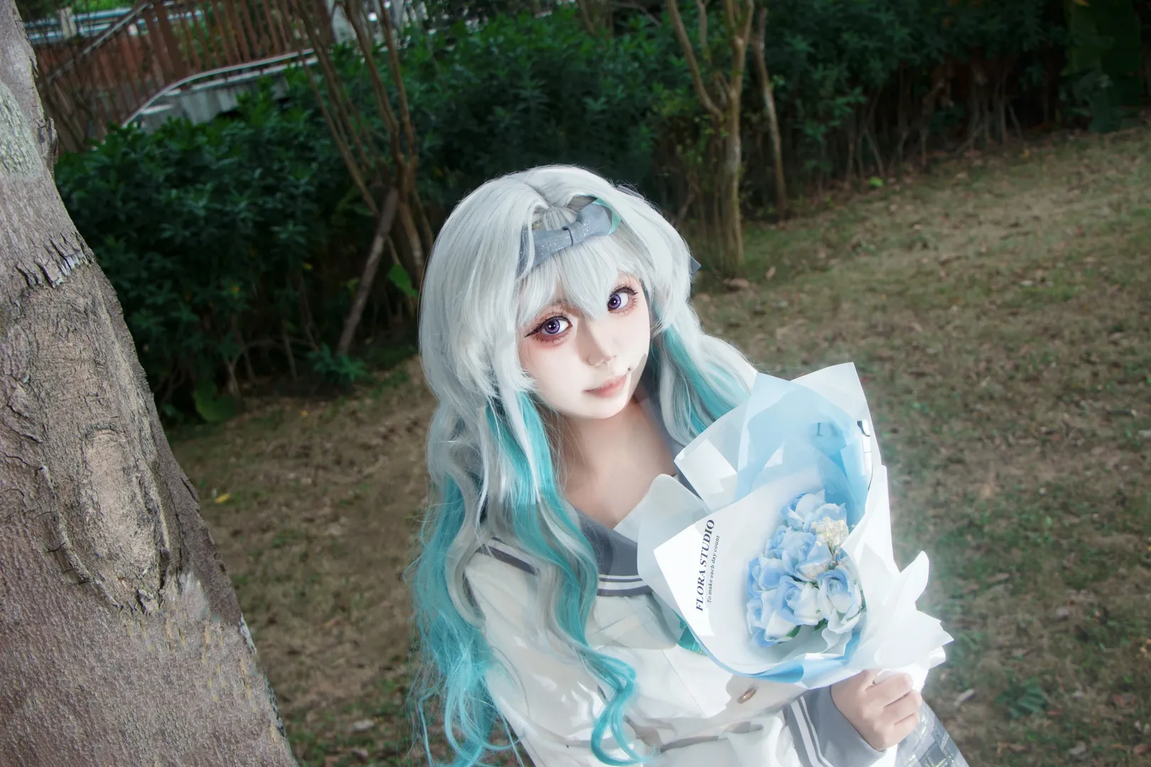 流萤cos, 星穹铁道, cosplay摄影, 二次元穿搭, 外景正片 - 第18张