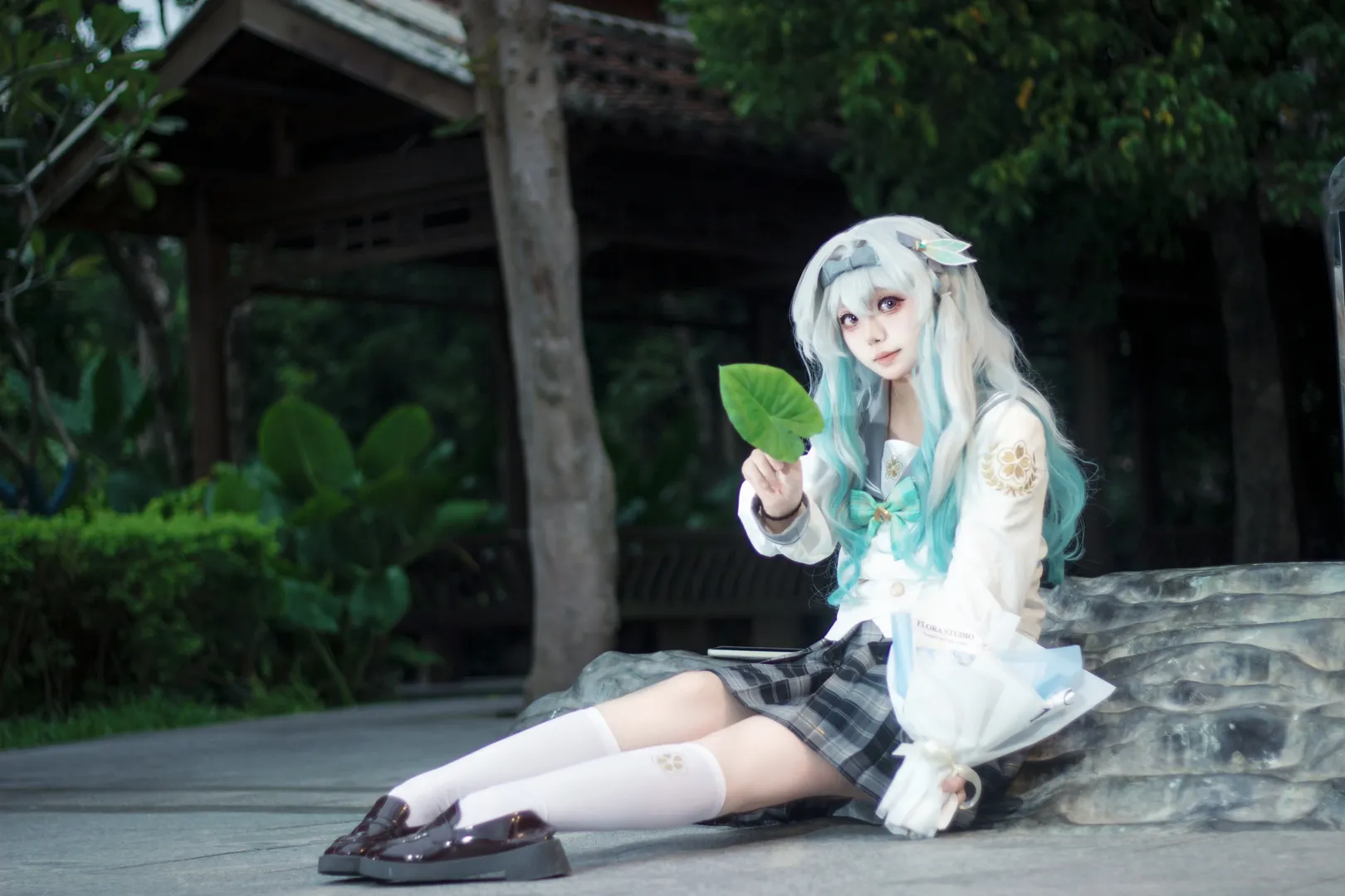 流萤cos, 星穹铁道, cosplay摄影, 二次元穿搭, 外景正片 - 第3张