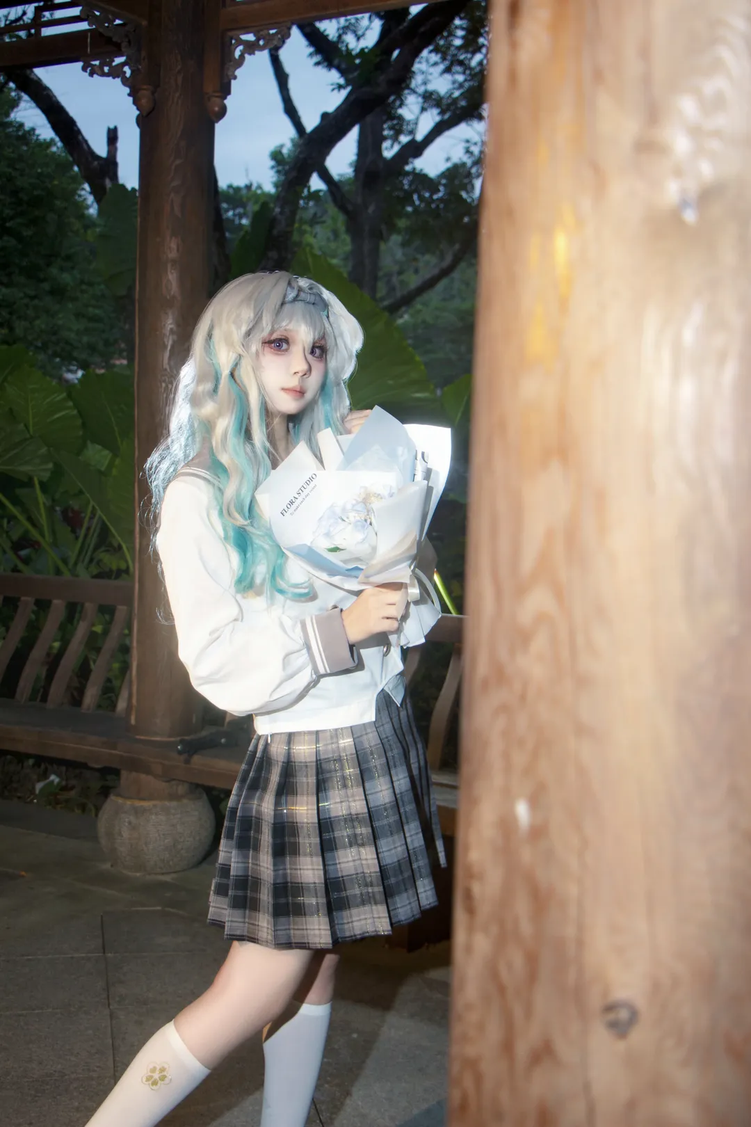 流萤cos, 星穹铁道, cosplay摄影, 二次元穿搭, 外景正片 - 第7张