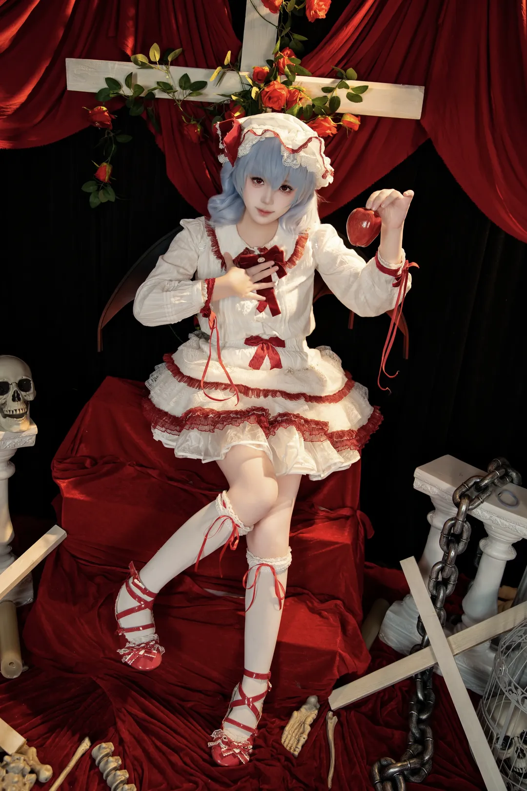 二次元摄影, 东方Project, 蕾米莉亚cos, 东方cosplay, 哥特洛丽塔 - 第2张
