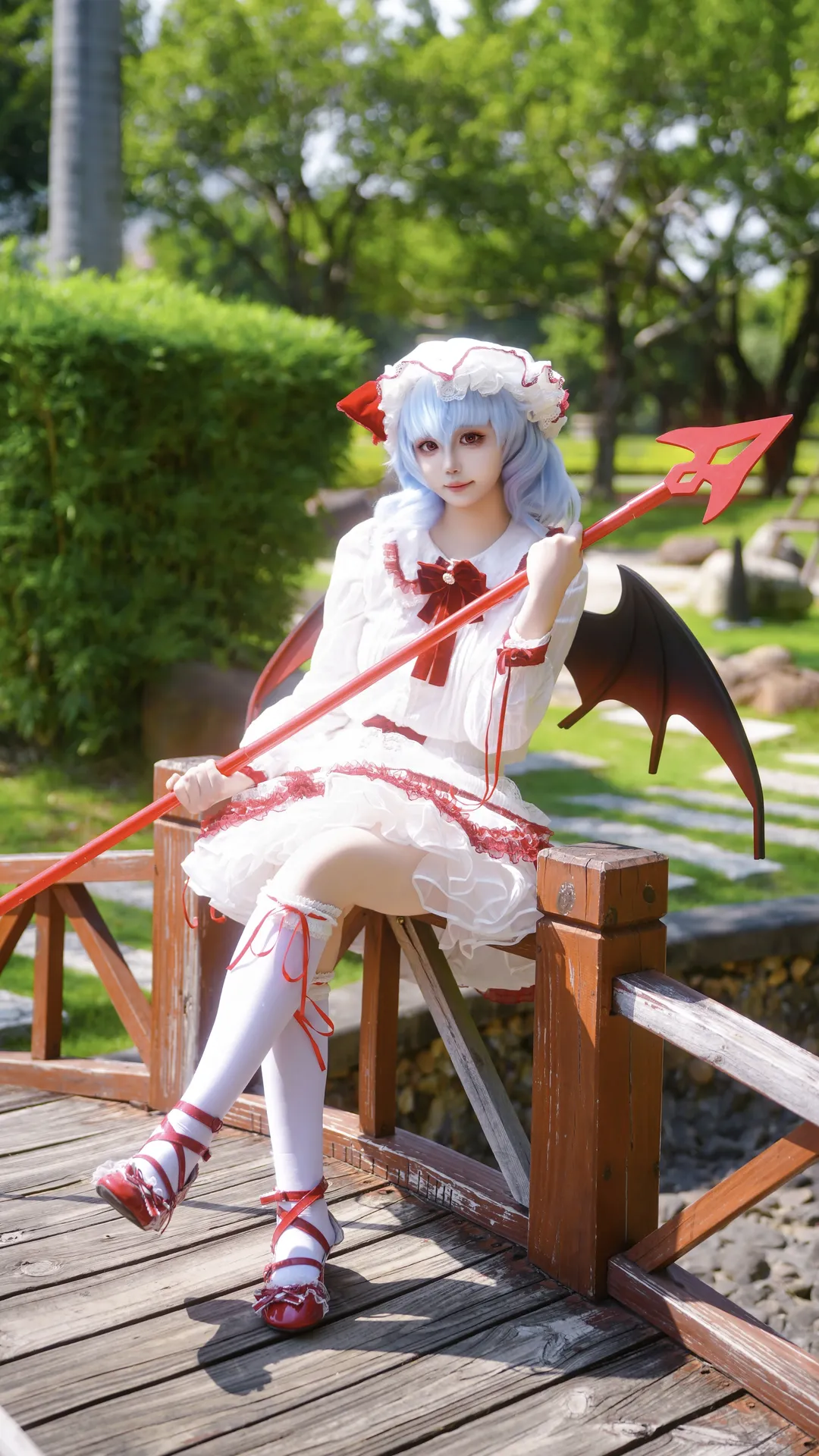 東方Project, 蕾米莉亞cos, 吸血鬼cosplay, 二次元外景, 戶外cos攝影
