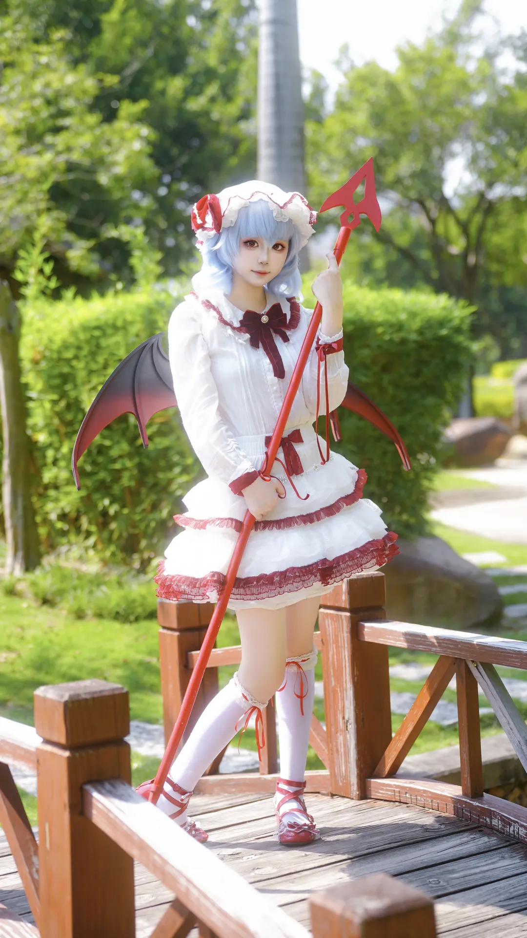 東方Project, レミリアコスプレ, 吸血鬼コスプレ, ACG屋外ロケーション, 屋外コスプレ撮影 - 5枚目