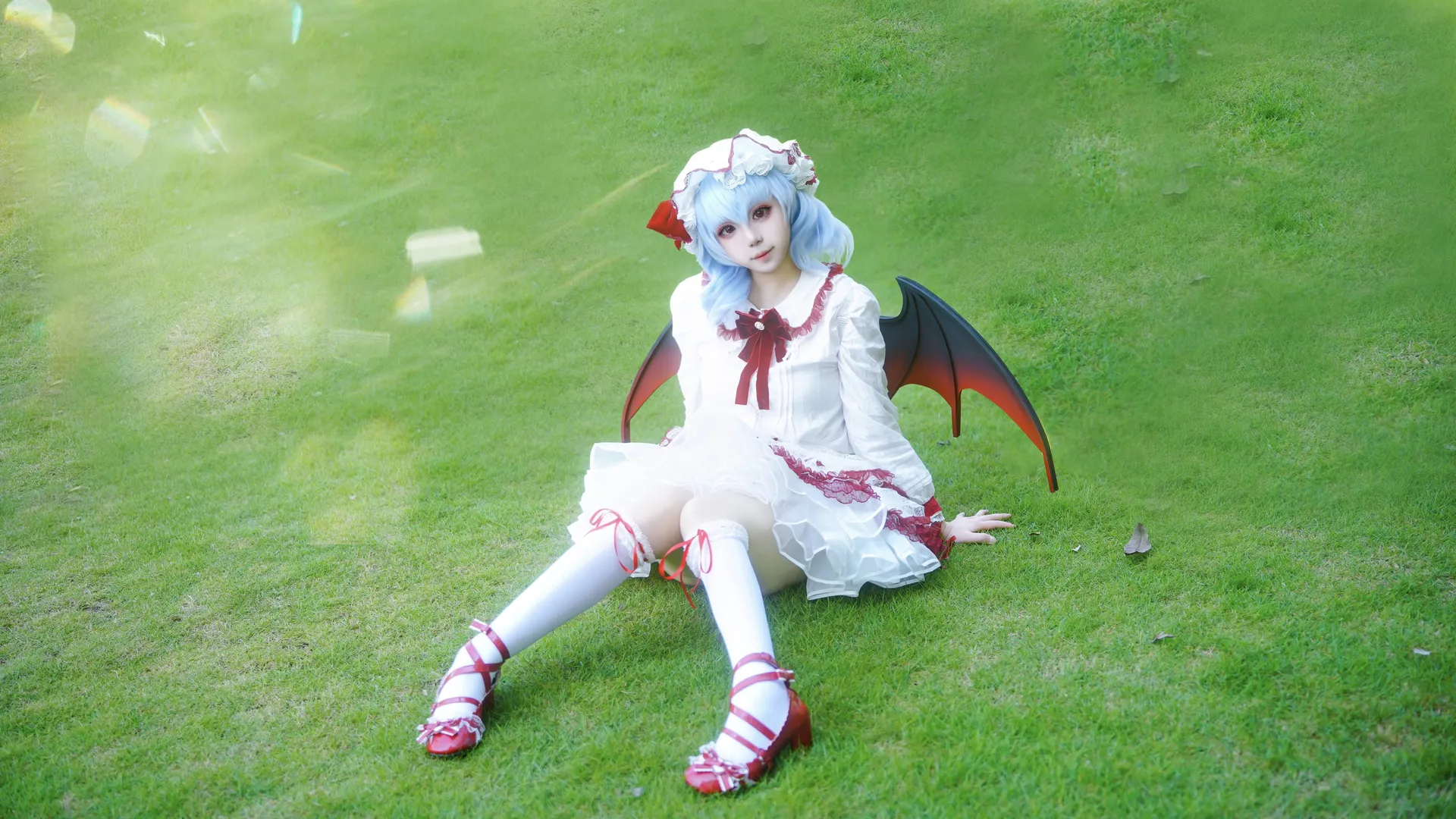東方Project, レミリアコスプレ, 吸血鬼コスプレ, ACG屋外ロケーション, 屋外コスプレ撮影 - 9枚目