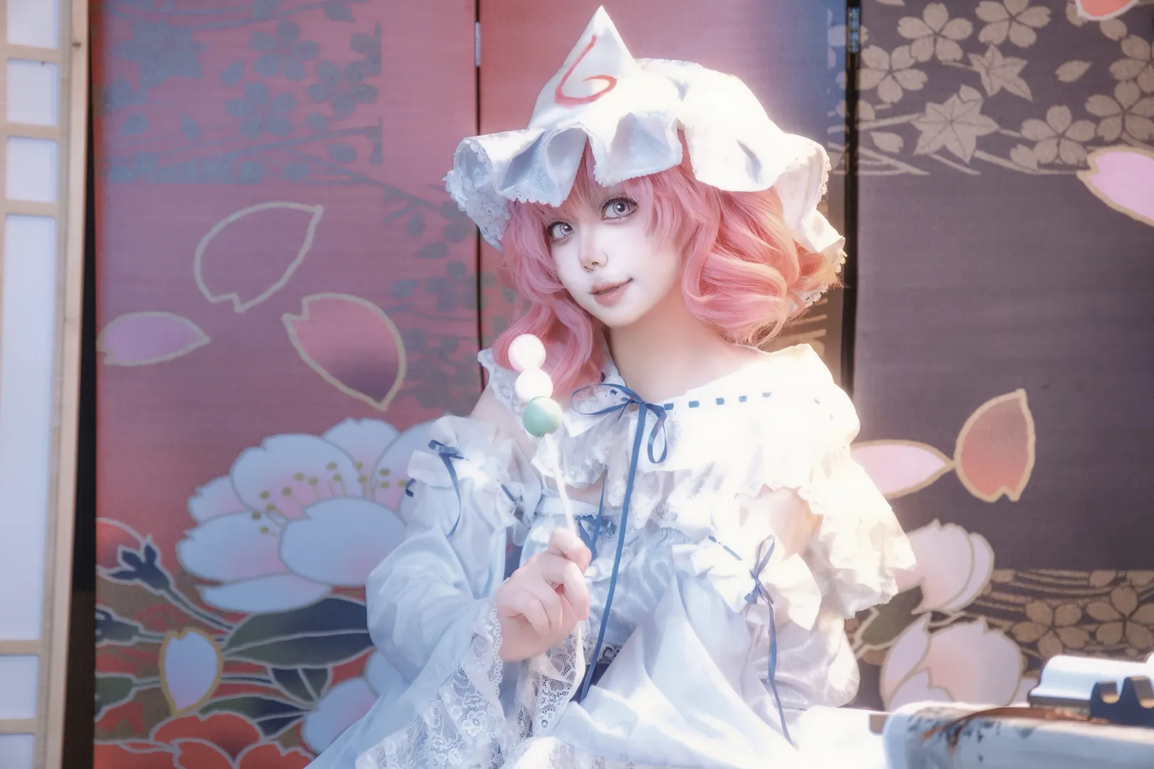东方Project, 西行寺幽幽子cos, 二次元cos, 东方幻想乡, 和风cosplay - 第1张