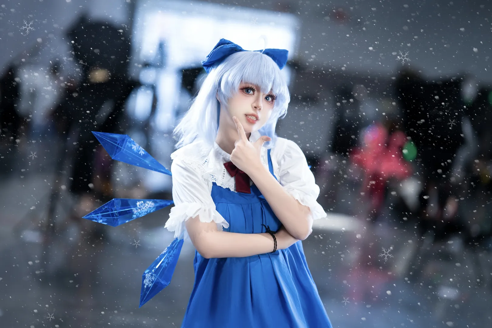 东方project, 漫展返图, cosplay摄影, 琪露诺cos, 厦门金海豚