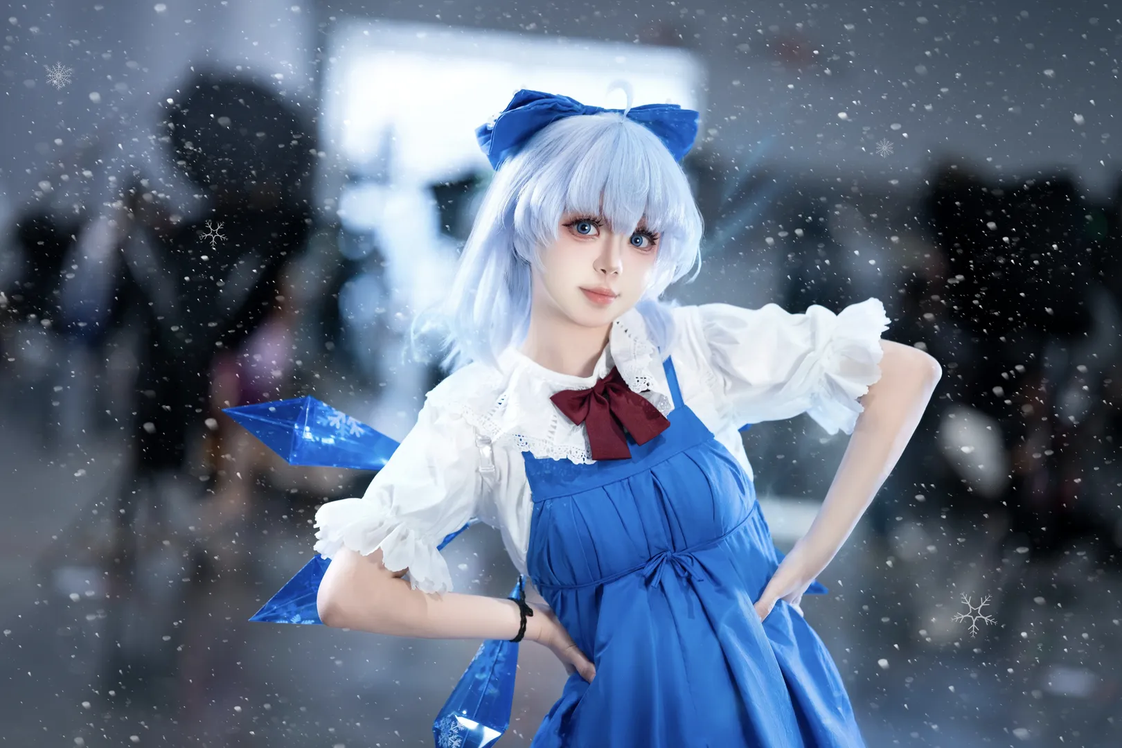 东方project, 漫展返图, cosplay摄影, 琪露诺cos, 厦门金海豚 - 第2张