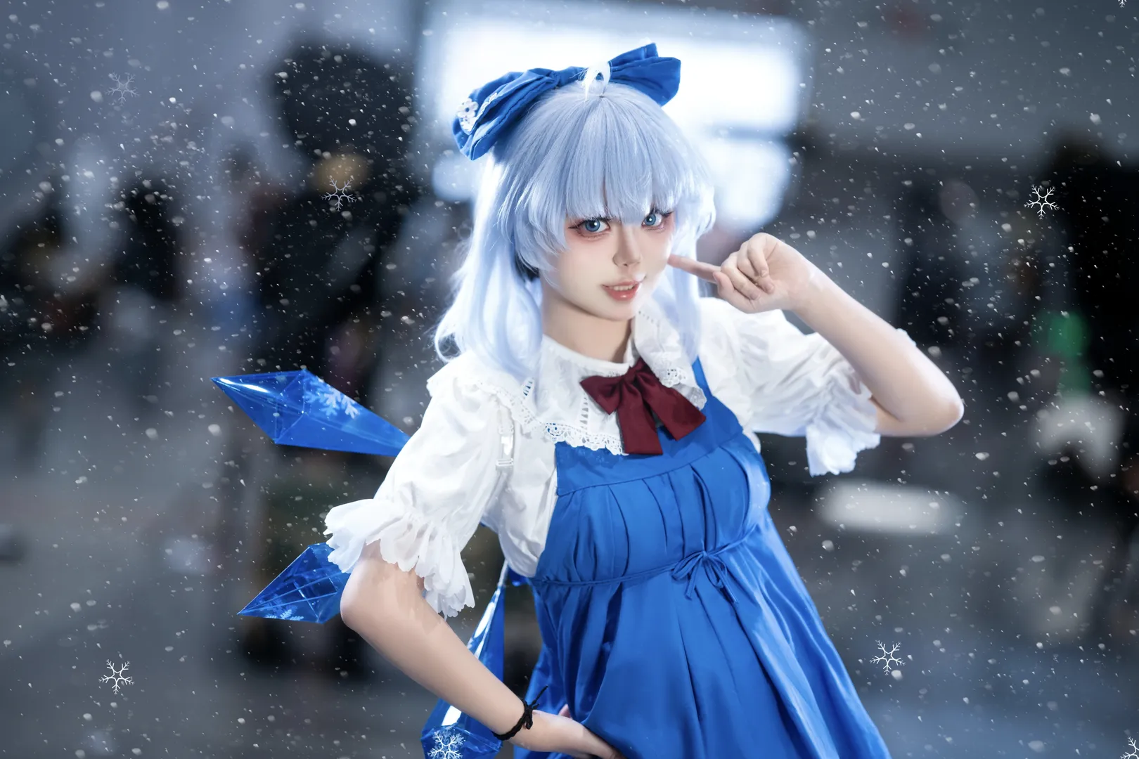 东方project, 漫展返图, cosplay摄影, 琪露诺cos, 厦门金海豚 - 第5张