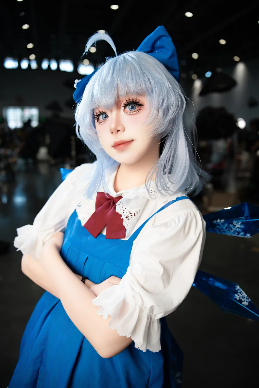 東方Project, 二次元コスプレ, イベント撮影, チルノコスプレ, 氷の妖精 - 1枚目