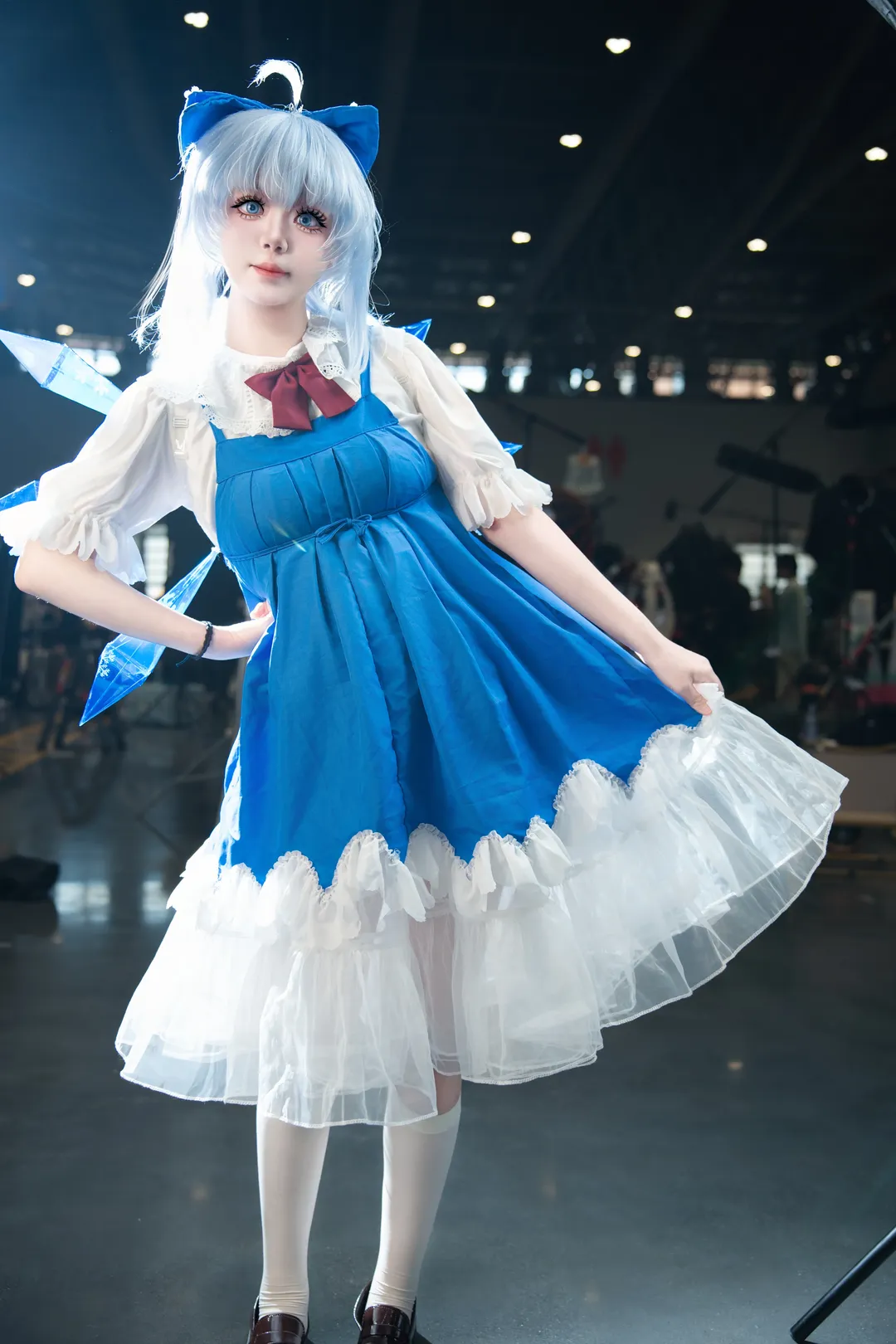 东方project, 二次元cosplay, 漫展摄影, 琪露诺cos, 冰之妖精