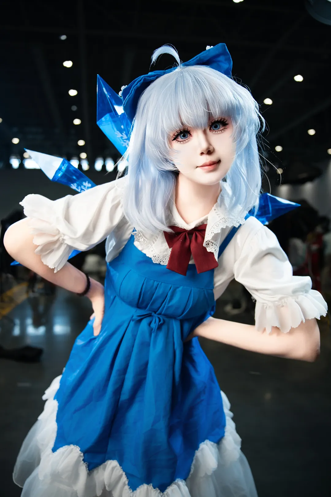 東方Project, 二次元コスプレ, イベント撮影, チルノコスプレ, 氷の妖精 - 3枚目