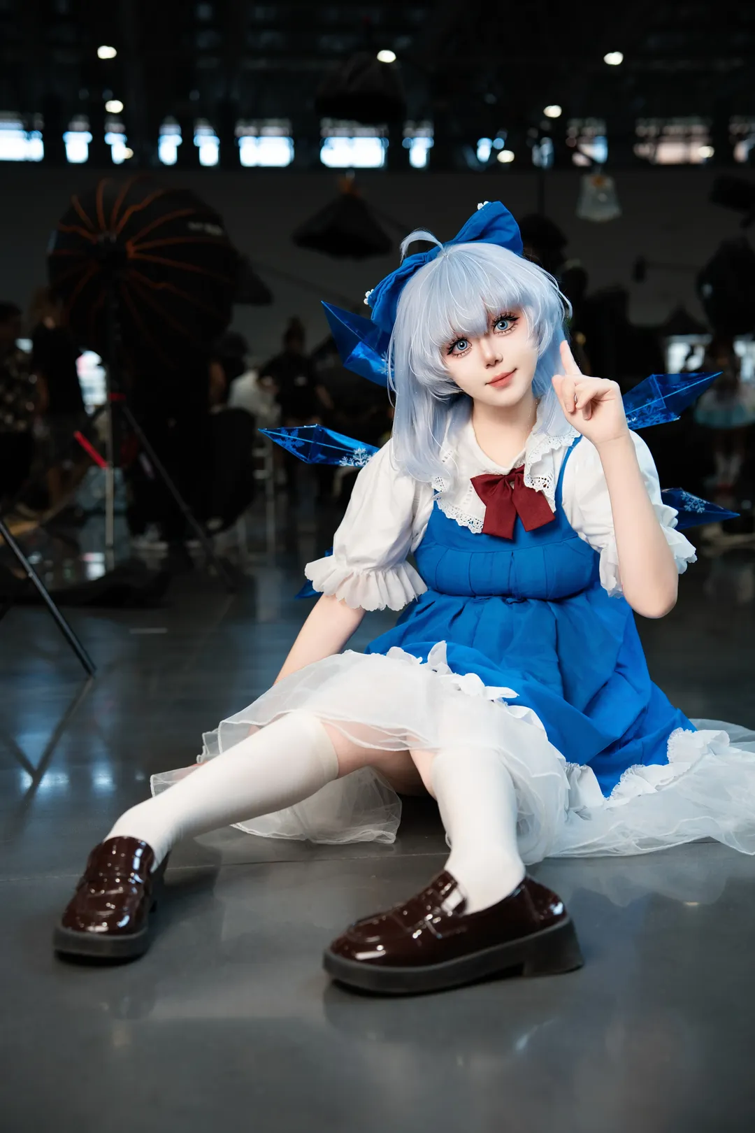 東方Project, 二次元コスプレ, イベント撮影, チルノコスプレ, 氷の妖精 - 4枚目