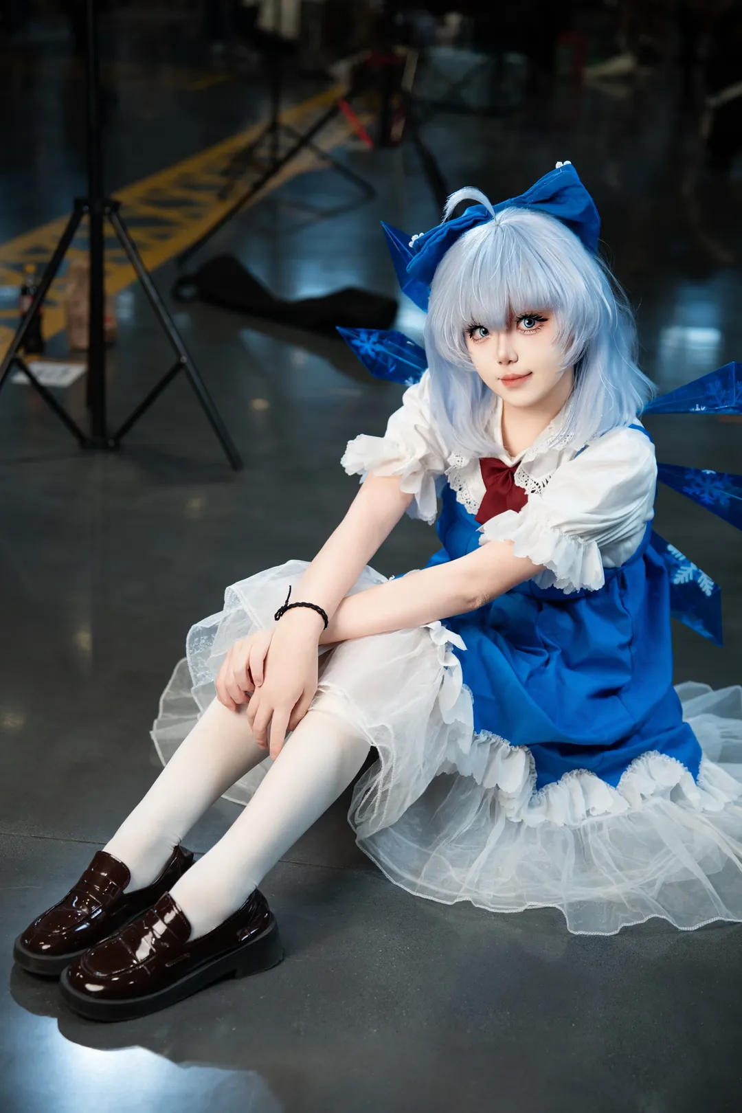 東方Project, 二次元コスプレ, イベント撮影, チルノコスプレ, 氷の妖精 - 5枚目